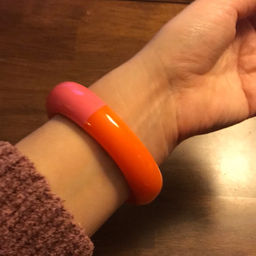 Pink & orange bracelet